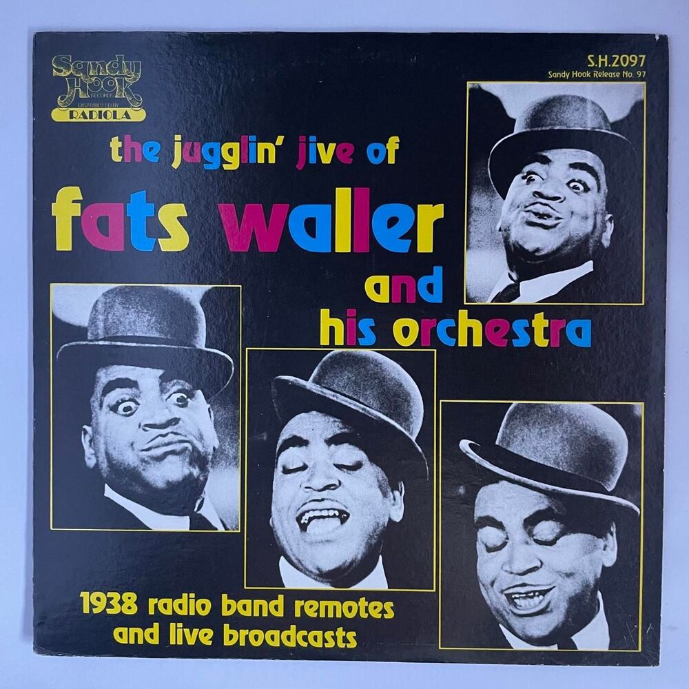 Fats Waller and His Orchestra Vinyl Record Jazz Radio Live Broadcasts